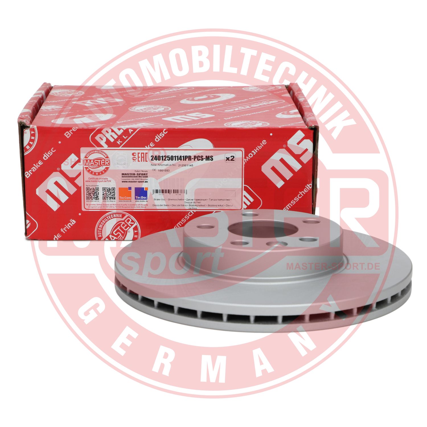 Disc frana MASTERSPORT GERMANY 24012501141PR-PCS-MS